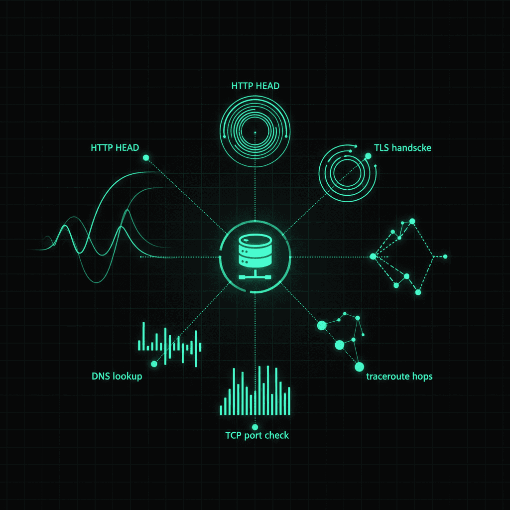 Beyond ping — five better signals for "is it up"